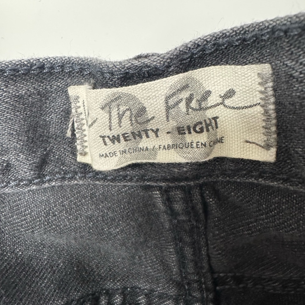 Free People Gray Denim Shorts - Picture 6 of 7